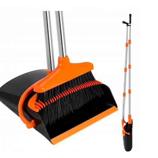 Smeták se sadou a lopatkou s dlouhou rukojetí 115 cm