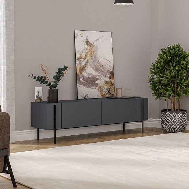 TV stolek Herman - Anthracite