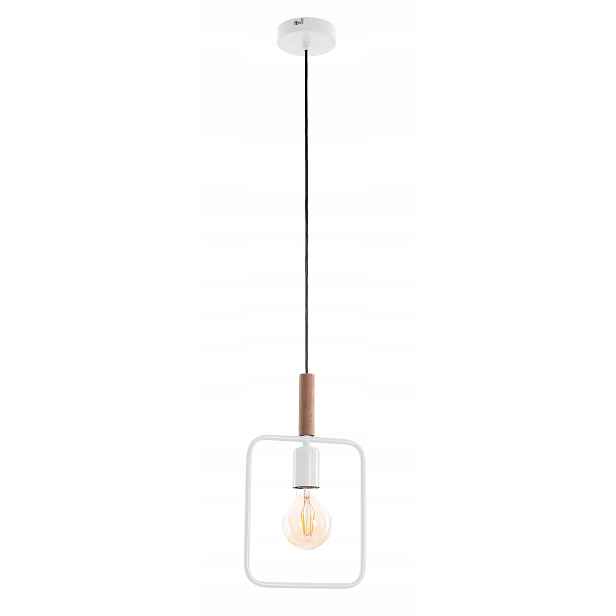 Závěsná lampa nad ostrov, bílá, E27, Rame Candellux