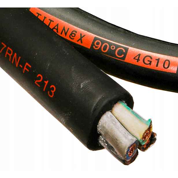 Kabel Titanex Onpd 4x10 mm2 průmyslový Nexans na metry