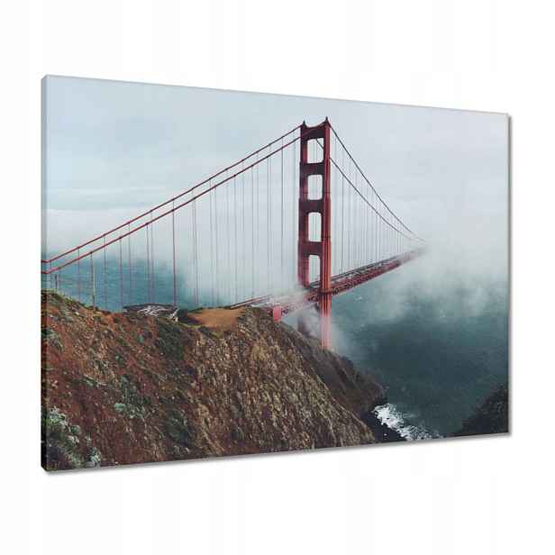 Obrazy 80x60 Červený most v Usa