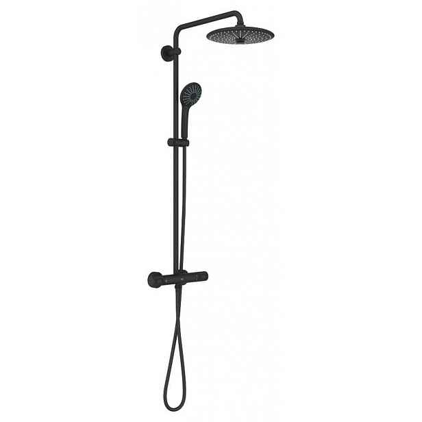 Sprchový systém Grohe Euphoria System s termostatickou baterií černá matná 27615KF2