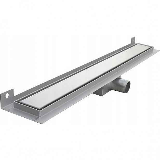 Lineární odtok Nástěnný 2v1 Pod Dlažbu nebo Hladký 70 cm Nízký