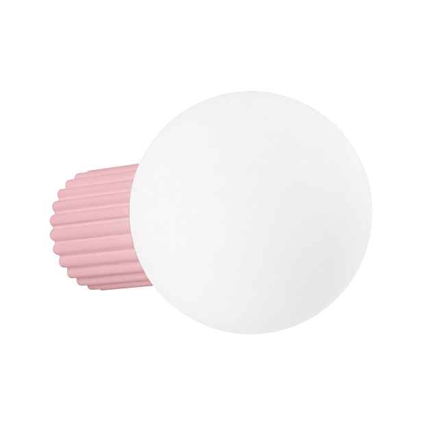 Sollux Lighting Halo koupelnové nástěnné svítidlo růžová bílá IP44 1xG9 8W
