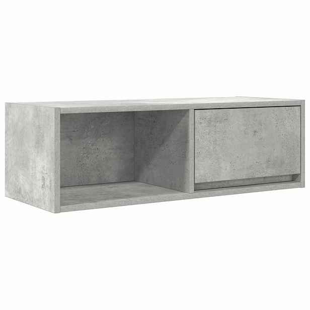 vidaXL TV skříňka betonově šedá 80x31x25,5 cm kompozitní dřevo