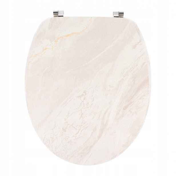 Wc sedátko Marble béžový mramor 18 palců, stylové, moderní, dekorativní