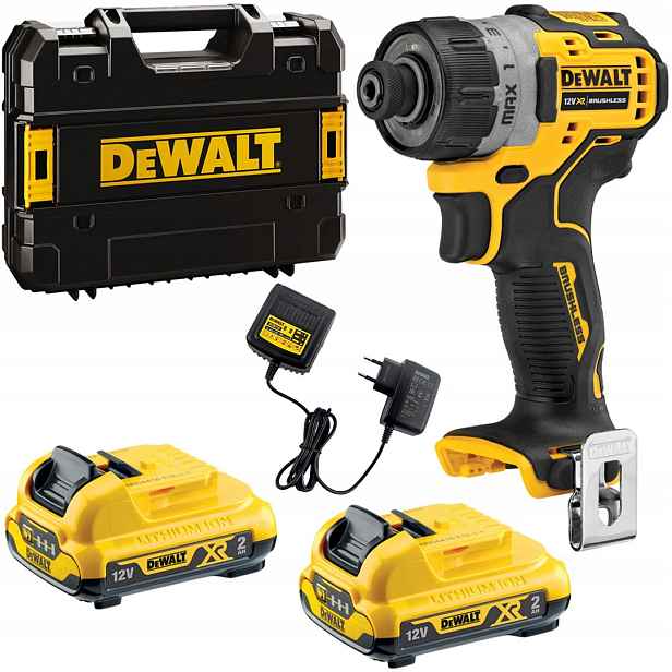 Aku Šroubovák 12V 2x2Ah 1/4' na nábytek DeWALT DCF601D2