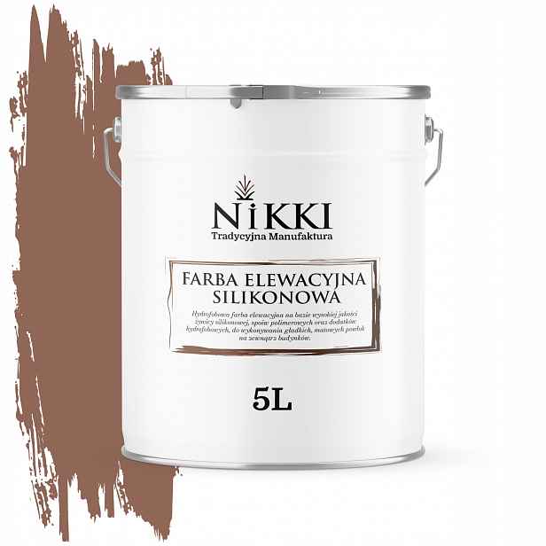 Barva 5 l na vnější omítku Uv Hnědá Různé Barvy