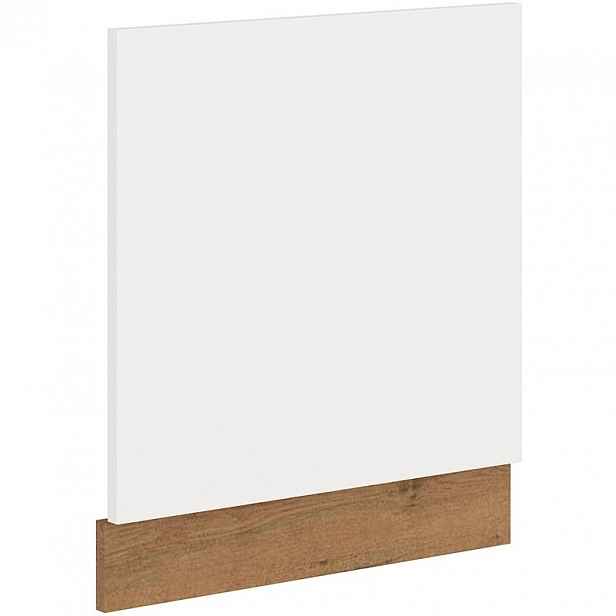 Dvířka pro vestavnou myčku VANYA - 60x57 cm, bílá / dub lancelot