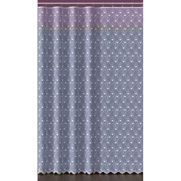 Mg Záclona 618/306 Bílá 250x250 cm Hotová S Páskou M
