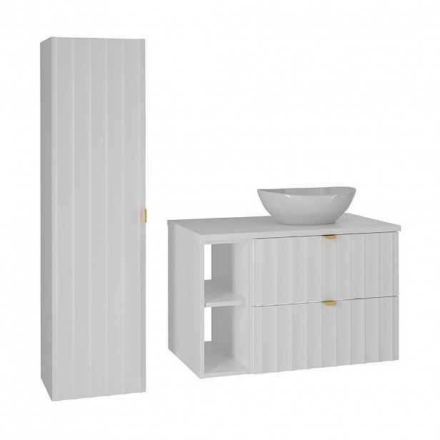 Petits-meubles KOUPELNOVÝ NÁBYTEK 80.6cm Lexa 2er-Set Bílá