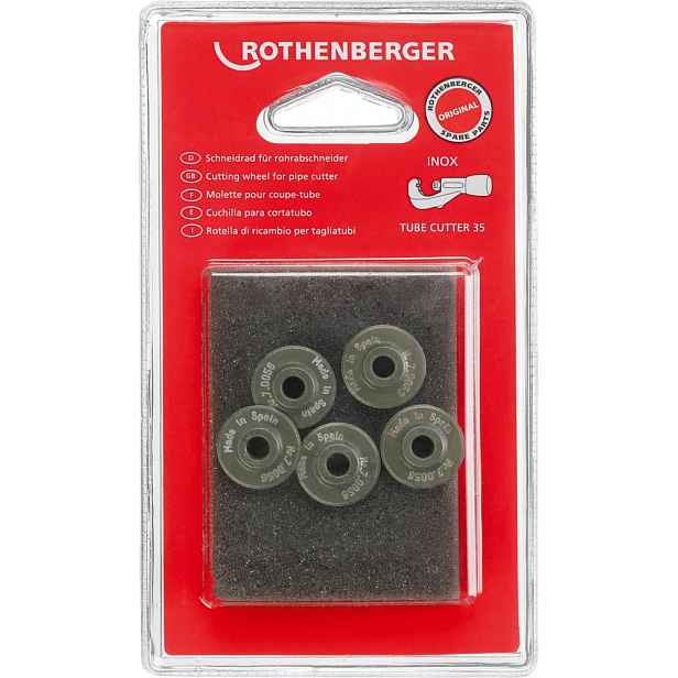 Řezací kolečka pro Inox Tube Cutter 5 ks 70056D Rothenberger