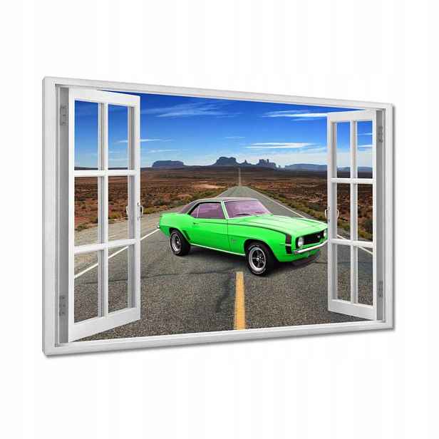 Obrazy 90x60 Zelená Chevrolet Ss