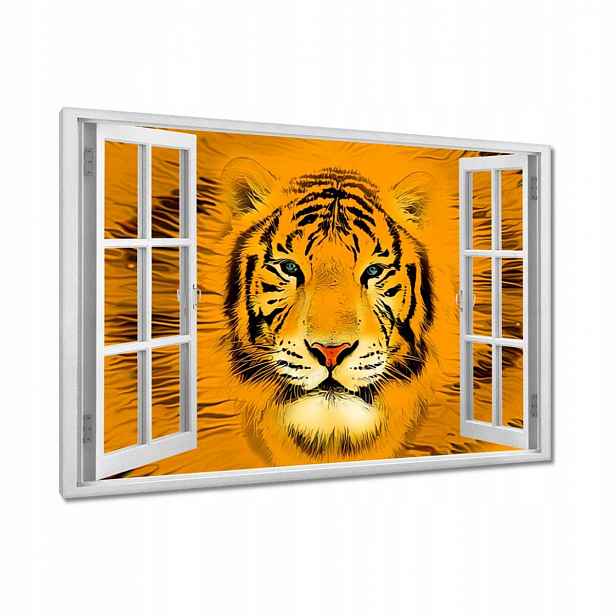 Obrazy 90x60 Orange Tiger Tygr