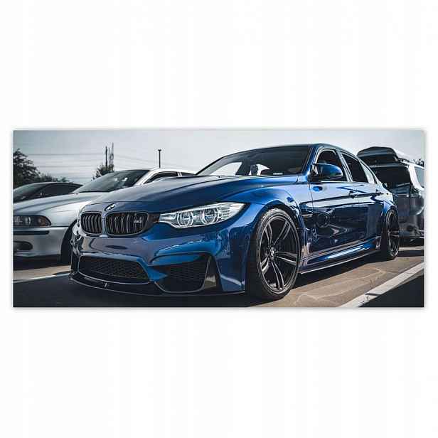 Fototapety 211x91 Modré Bmw M3 Auto