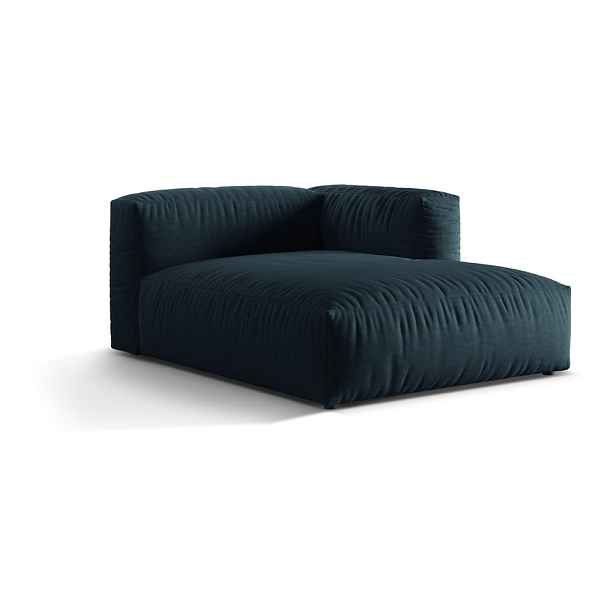 Tmavě modrý modul pohovky (pravý roh) Martina – Micadoni Home