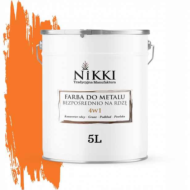 Barva Na Kov Přímo Na Rez 4v1 Oranžová Pastelová RAL2003 Lesk 5L