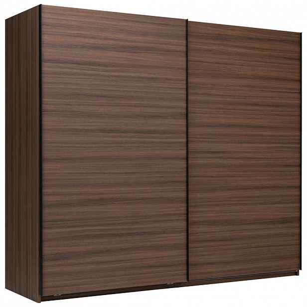 P & B ŠATNÍ SKŘÍŇ S POSUVNÝMI DVEŘM, barvy vlašských ořechů, 250/211,5/61,5 cm