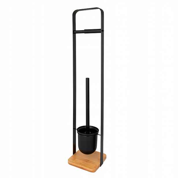 Skvělý Elegantní Designový černý stojan na papír pro Wc, Dřevo