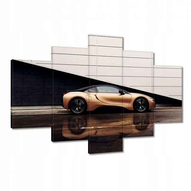 Obrazy 120x80 Zlaté Bmw Auto