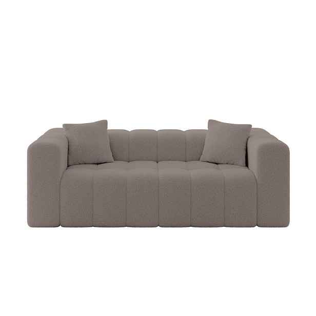 ALTDECOR POHOVKA 2-MÍSTNÁ DONY-2 232x90x71 cm Hnědá Buklé