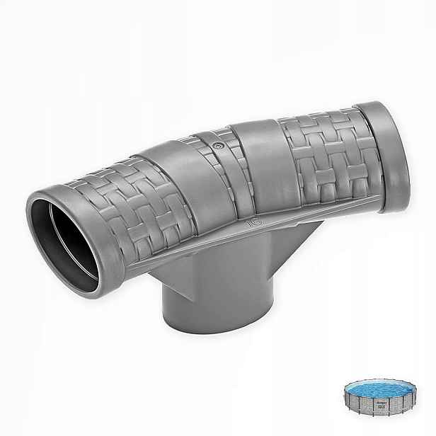 T spojka šedá do bazénu 5618Y Bestway Steel Pro Max