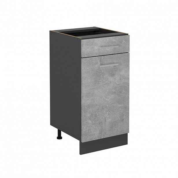 Vicco SPODNÍ SKŘÍŇKA KUCHYŇSKÉ LINKY R-Line Beton 40 cm bez pracovní desky
