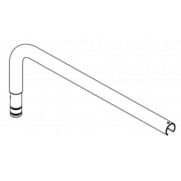 Hansgrohe - Náhradní sprchové rameno, chrom 94831000