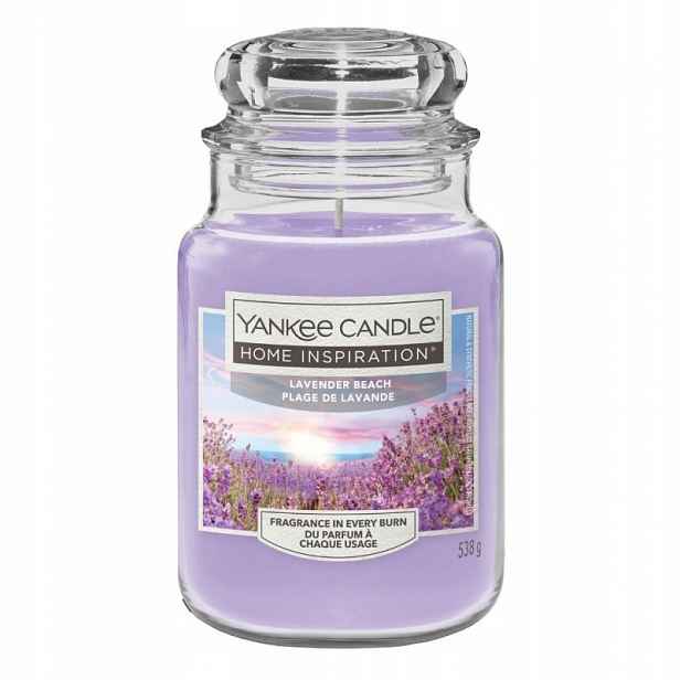 Vonná svíčka parafínová Lavender Beach Yankee Candle velká 538 g