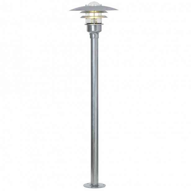 Zahradní sloupek Lønstrup galvanizovaný 1x60W/E27 IP44 Nordlux