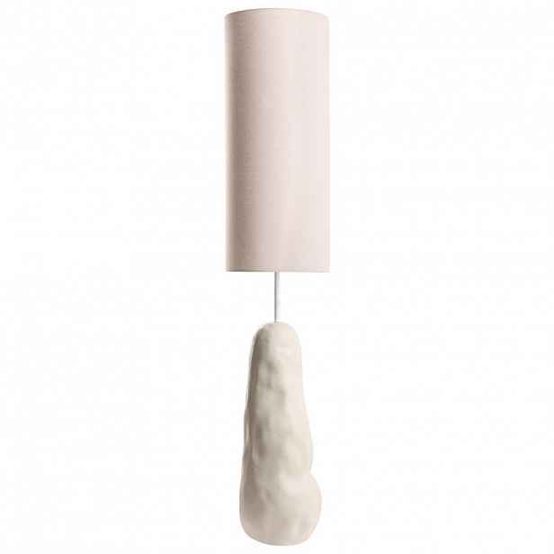Beliani STOJACÍ LAMPA Béžová Selb