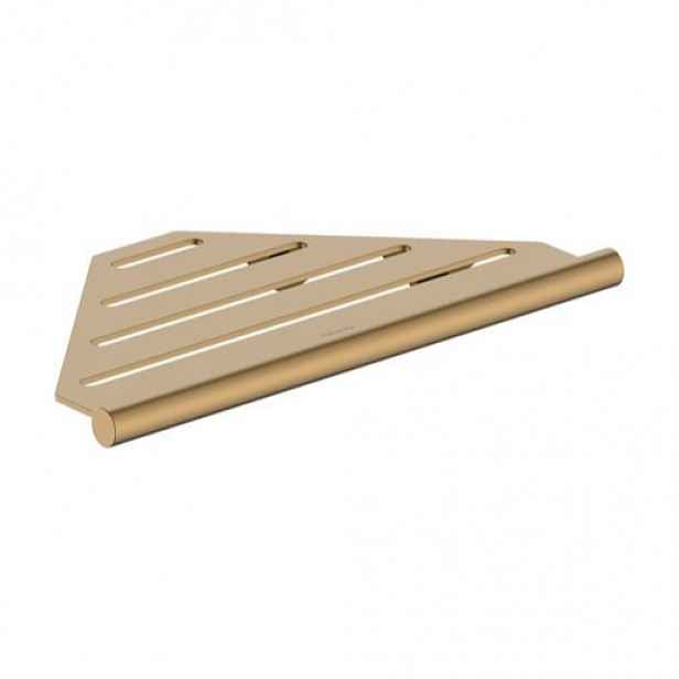 Hansgrohe AddStoris S rohová polička kartáčovaný bronz 41761140