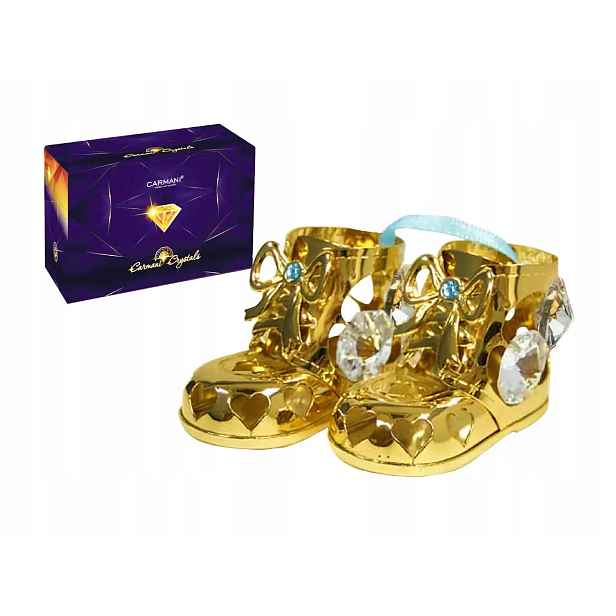 Figurka Botičky – modrá mašlička Carmani Crystals