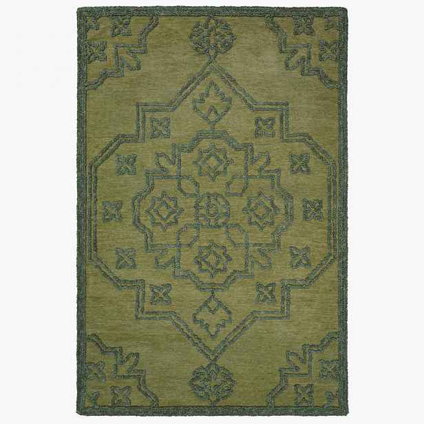 Flair Rugs VLNĚNÝ KOBEREC, 200/290 cm zelená