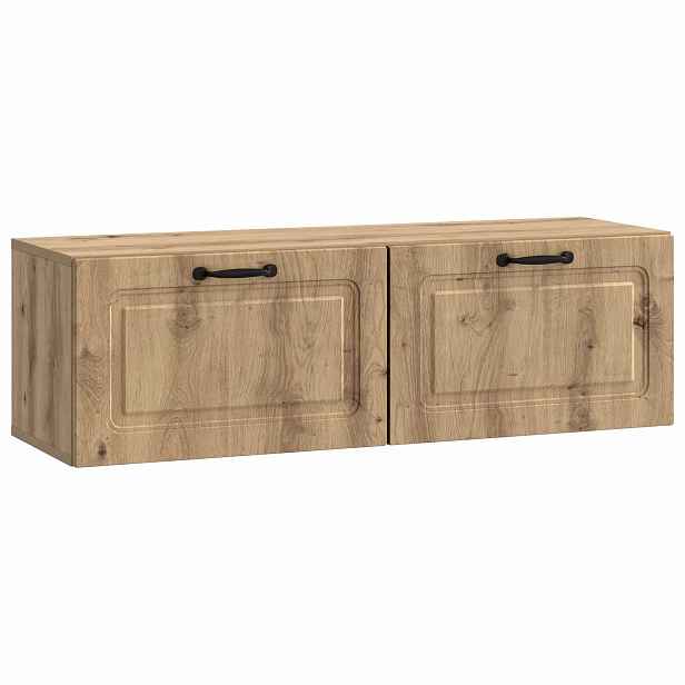 vidaXL Nástěnná TV skříň 98 x 31 x 30 cm Dub artisan Kompozitní dřevo