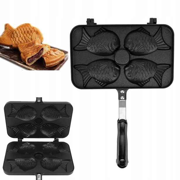 Pánev Na Taiyaki 4 Důlky Nepřilnavá