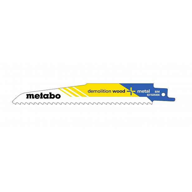 Metabo - Sada pilových plátků 6 TPI, délka 150 mm, 5 ks 631925000