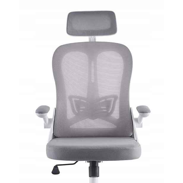 Otočné křeslo Horseking šedé ergonomické pohodlné ms028 kancelářské herní křeslo