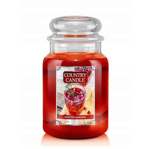 Vonná svíčka sójová Winter Sangria Country Candle 1 ks