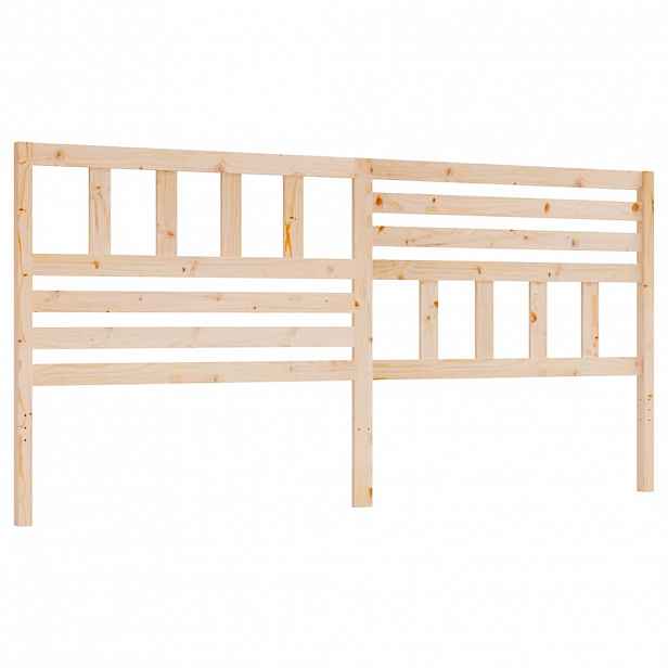 vidaXL Čelo postele 206 x 4 x 100 cm masivní borovice