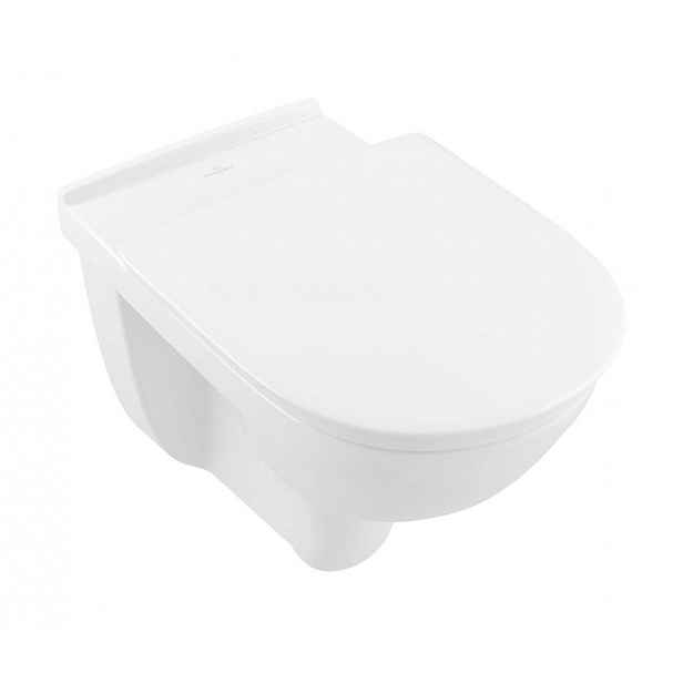 Villeroy & Boch ViCare - Závěsné WC bezbariérové, zadní odpad, DirectFlush, AntiBac, CeramicPlus, alpská bílá 4695R0T2
