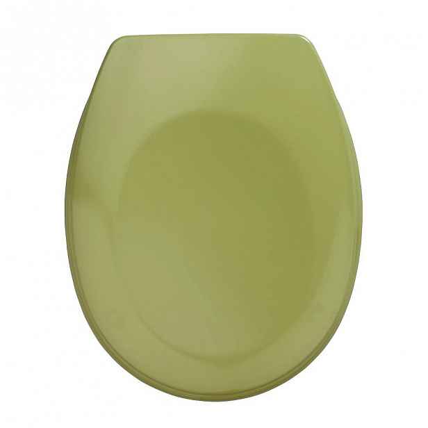 Khaki WC sedátko Wenko Bergamo, 44,4 x 37,3 cm