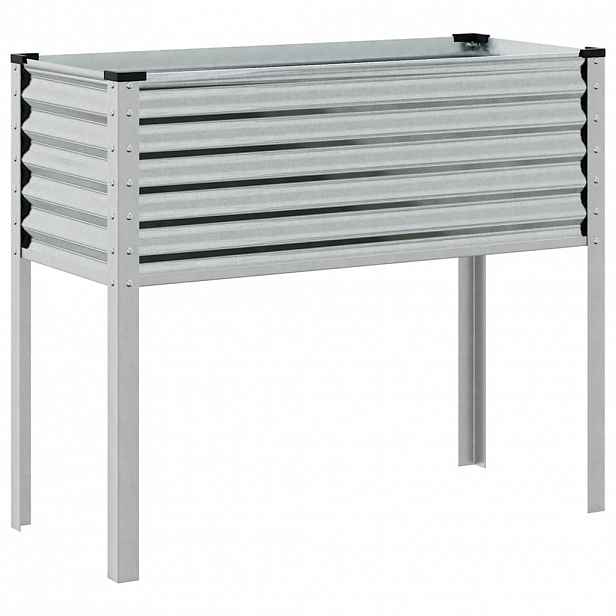 vidaXL Zahradní květináč 100 x 45 x 90 cm pozinkovaná ocel