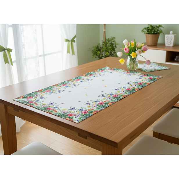 Vzorovaný ubrus - běhoun na stůl BEAUTY MEADOW 50x100 cm Mybesthome