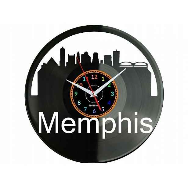 Memphis Skyline Nápad na Dárek Nástěnná Dekorace z vinylové desky