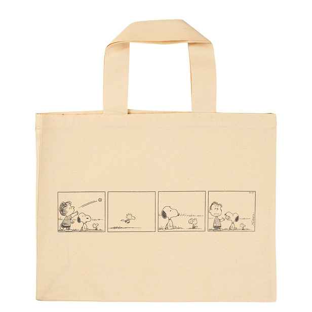 PEANUTS Taška bavlněná velká komiks o balonku
