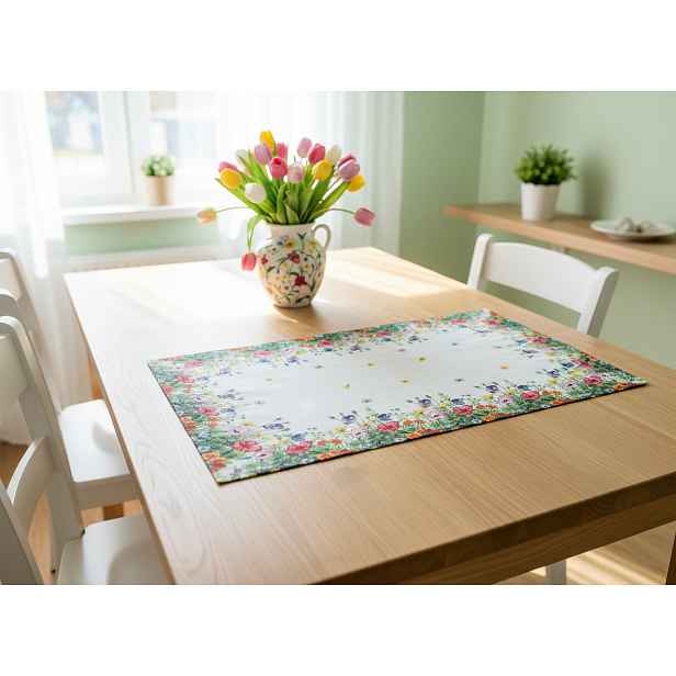Vzorovaný ubrus - běhoun na stůl BEAUTY MEADOW 40x85 cm Mybesthome