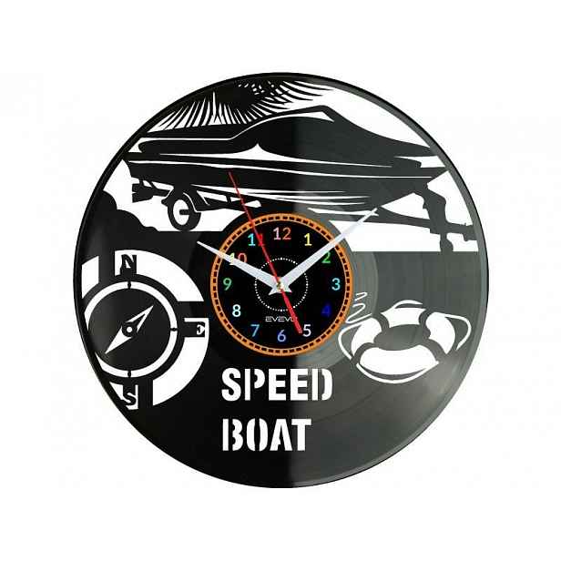 Speed Boat Dárek pro milovníka Originální Nástěnná Dekorace z desky