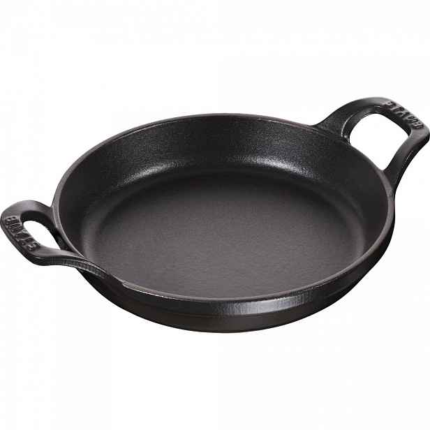 Staub Kulatá zapékací nádoba 16 cm 400 ml litina matná černá