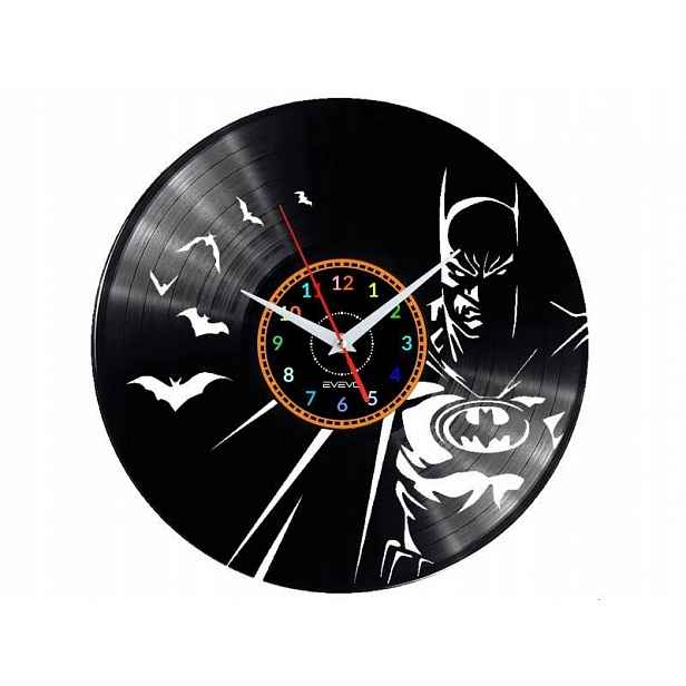Batman Dárek Originální dekorace do domu Hodiny z vinylové desky